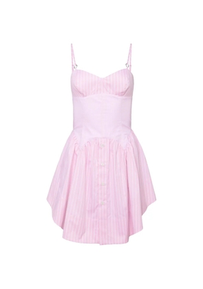 Fleur Du Mal corset-effect mini dress - Pink