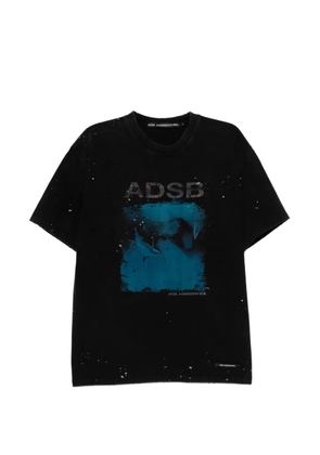 Andersson Bell whale printed T-shirt - Grey