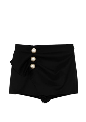 Kimhekim Venus wrap shorts - Black