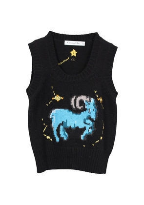 Christian Dior Pre-Owned 2010s Constellation knit vest - Black