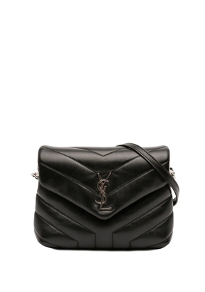 Saint Laurent Pre-Owned 2021 Toy Matelasse Calfskin Monogram LouLou crossbody bag - Black