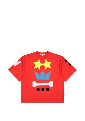 Walter Van Beirendonck print-detail round-neck T-shirt - Red