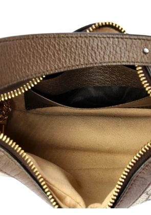 Gucci Pre-Owned Ophidia Half Moon Bag GG Coated Canvas Mini hobo bag - Brown