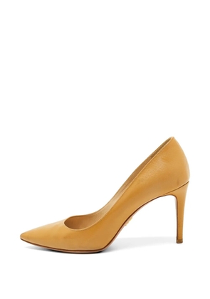 Prada Pre-Owned pointed-toe leather pumps - Neutrals
