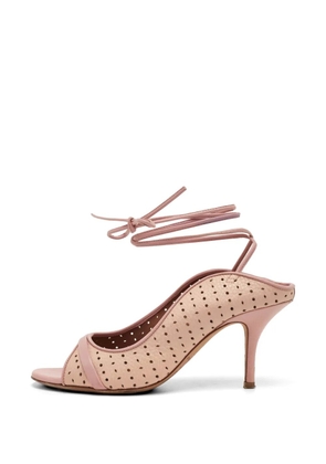 Malone Souliers Alba perforated sandals - Pink