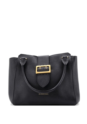Burberry Pre-Owned Buckle Leather Medium tote bag - Black