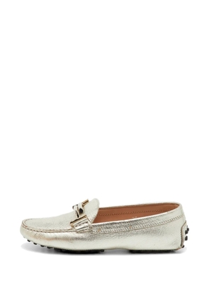 Tod's Vintage Double-T loafers - Silver