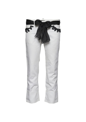Emporio Armani Pre-Owned cropped trousers - White