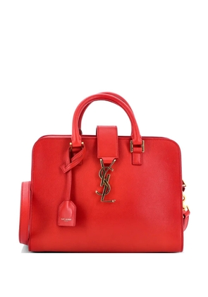 Saint Laurent Pre-Owned Monogram Cabas Leather Baby satchel - Red