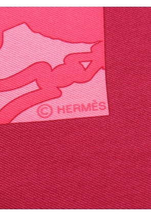 Hermès Pre-Owned En Desordre Carré 70 scarf - Pink