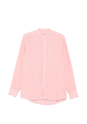Daniele Alessandrini band-collar long-sleeve shirt - Pink