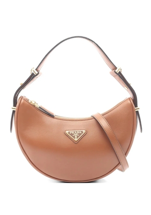 Prada Pre-Owned 2000s small Arqué two-way leather handbag - Brown