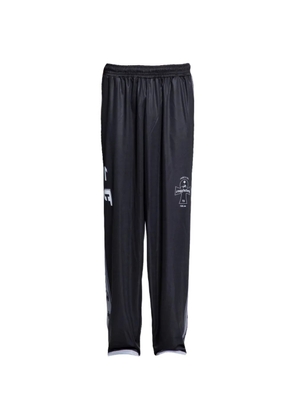 PROTOTYPES logo-print track pants - Black