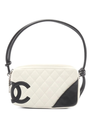 CHANEL Pre-Owned 2004-2005 Cambon leather shoulder bag - Neutrals