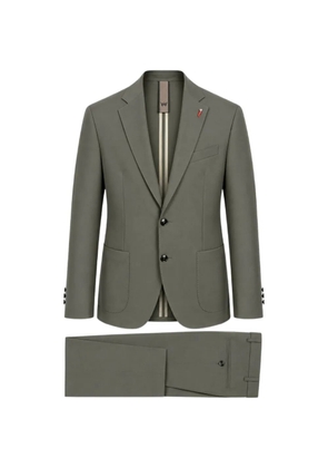 MULISH single-breasted pin-detail suit - Green