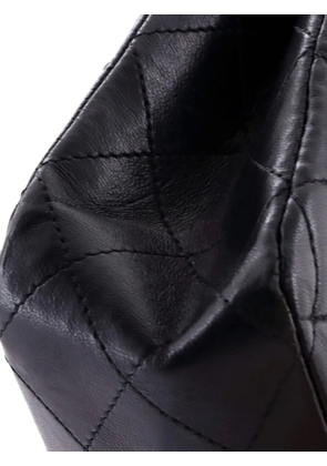 CHANEL Pre-Owned Classic Double Flap Bag Quilted Lambskin Medium shoulder bag - Black