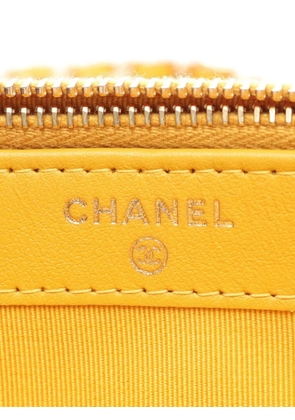 CHANEL Pre-Owned small Matelassé caviar quilted cross body bag - Yellow
