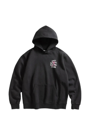 Anti Social Social Club Cancelled Paint hoodie - Black