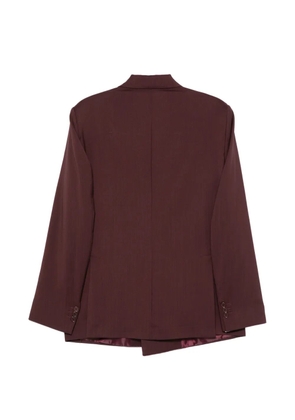 MARSEM double-breasted peak-lapel suit - Brown