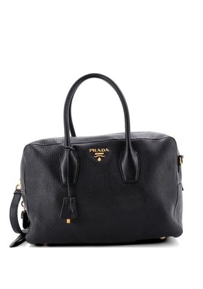Prada Pre-Owned Convertible Zip Satchel Vitello Daino Medium tote bag - Black