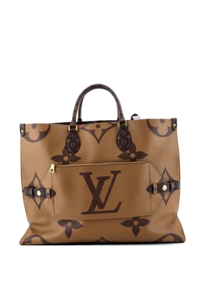 Louis Vuitton Pre-Owned OnTheGo Voyage Reverse Monogram Giant tote bag - Brown