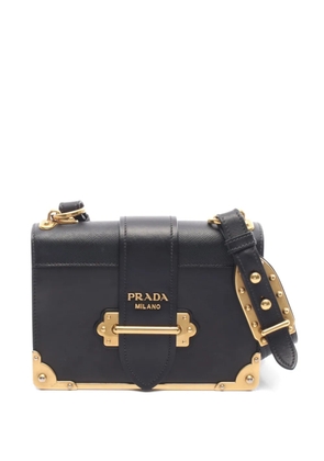 Prada Pre-Owned 2010s Cahier Saffiano leather shoulder bag - Black