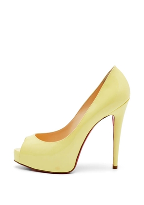 Christian Louboutin Pre-Owned peep-toe sandals - Yellow