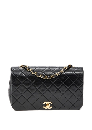 CHANEL Pre-Owned Flap diamond-quilting shoulder bag - Black