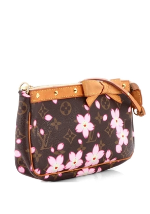 Louis Vuitton Pre-Owned Pochette Accessoires Limited Edition Cherry Blossom Monogram clutch bag - Brown