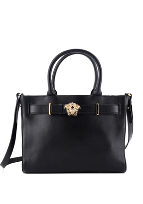 Versace Pre-Owned Palazzo Medusa Belted Convertible Leather Large tote bag - Black