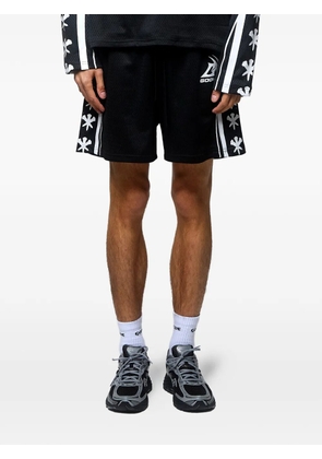 GODMADE logo-detail shorts - Black