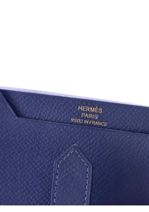 Hermès Pre-Owned Bearn Case Epsom card holder - Blue