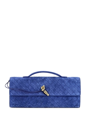 Bottega Veneta Pre-Owned Andiamo Top Handle Intrecciato Nappa Long clutch bag - Blue