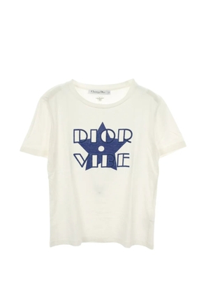Christian Dior Pre-Owned 2010s Dior Vibe logo-print T-shirt - White