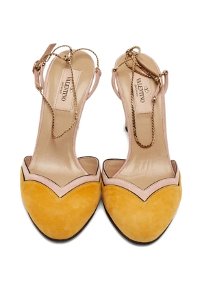 Valentino Garavani Pre-Owned colorblock suede pumps - Pink