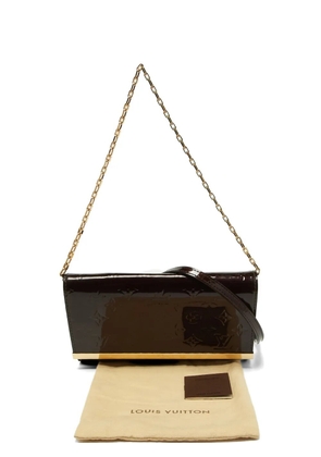 Louis Vuitton Pre-Owned Ana patent leather clutch bag - Brown