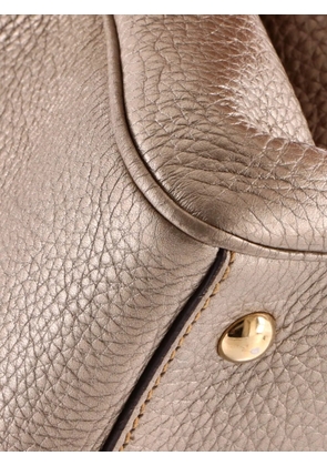 Gucci Pre-Owned Bamboo Shopper Leather Medium tote bag - Metallic