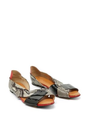 Giuseppe Zanotti Vintage D'Orsay flat sandals - Grey