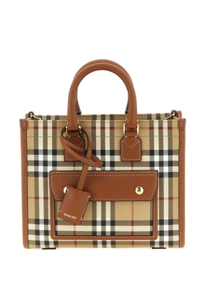 Burberry Freya mini tote bag - Neutrals