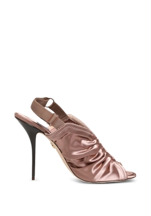 Dolce & Gabbana ruched slingback sandals - Pink