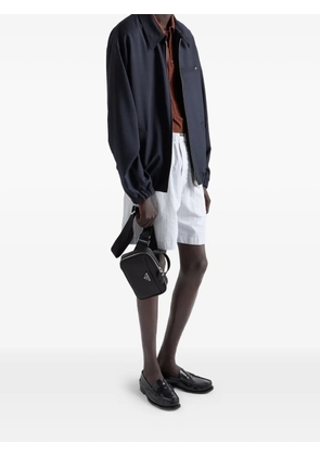 Prada Saffiano-leather shoulder bag - Black
