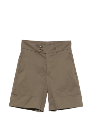 Berwich Nadine double-button shorts - Green