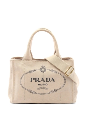 Prada Pre-Owned 2000s Canapa canvas tote bag - Neutrals