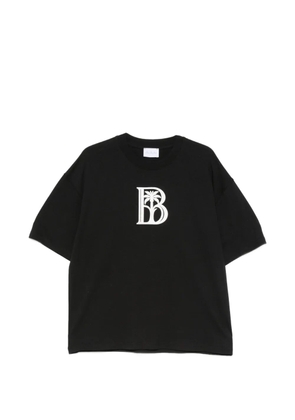 BLUE SKY INN palm-logo T-shirt - Black