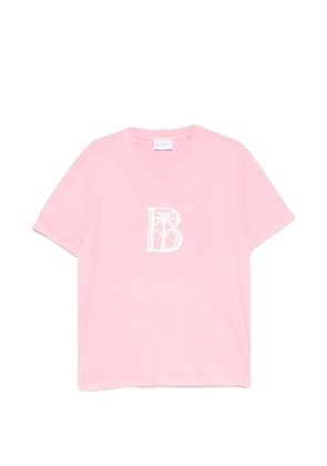 BLUE SKY INN palm-logo T-shirt - Pink