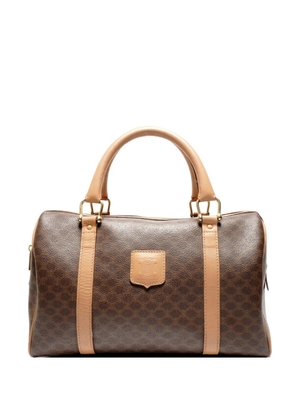 Celine Pre-Owned 2000s Macadam Boston bag - Brown