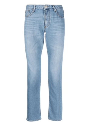 Emporio Armani slim-fit faded jeans - Blue