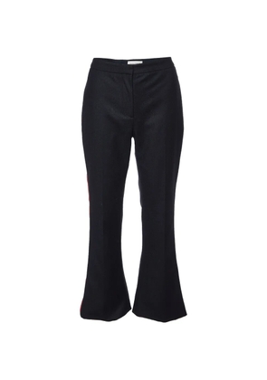 Alexander McQueen Pre-Owned side-stripe flared trousers - Black