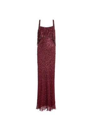 Jenny Packham Iris long dress - Red