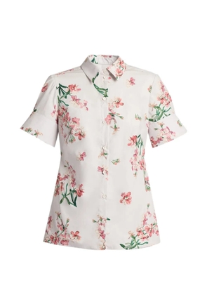 ERDEM floral-print short-sleeve shirt - Pink
